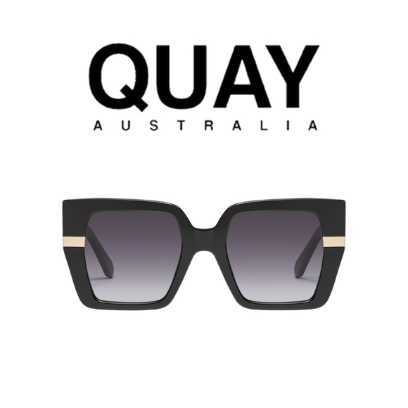 Quay Australia Accessories - New!! QUAY AUSTRALIA- Notorious Sunglasses- Black, Smoke